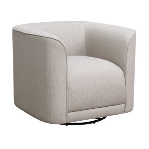 Wallace & Bay - Ryan Beige Swivel Accent Chair with 360 Swivel And U-Shape - U510041