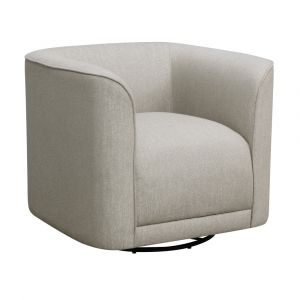 Wallace & Bay - Ryan Gray Swivel Accent Chair with 360 Swivel And U-Shape - U510039