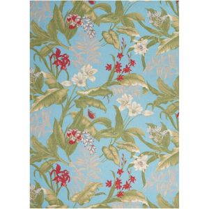 Waverly - Sun N Shade SND46 Blue 10'x13' Rug - SND46-99446365392_CLOSEOUT