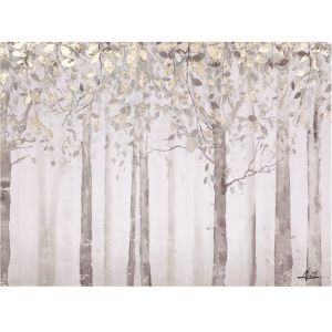 Yosemite Home Decor - Grey and Yellow Trees Printed on Canvas - YJ9378A