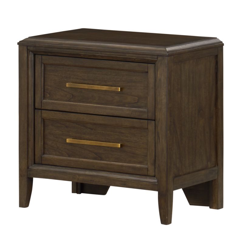 A-America - Bryson Nightstand, Grey Brown Finish - BRNSZ5760_CLOSEOUT