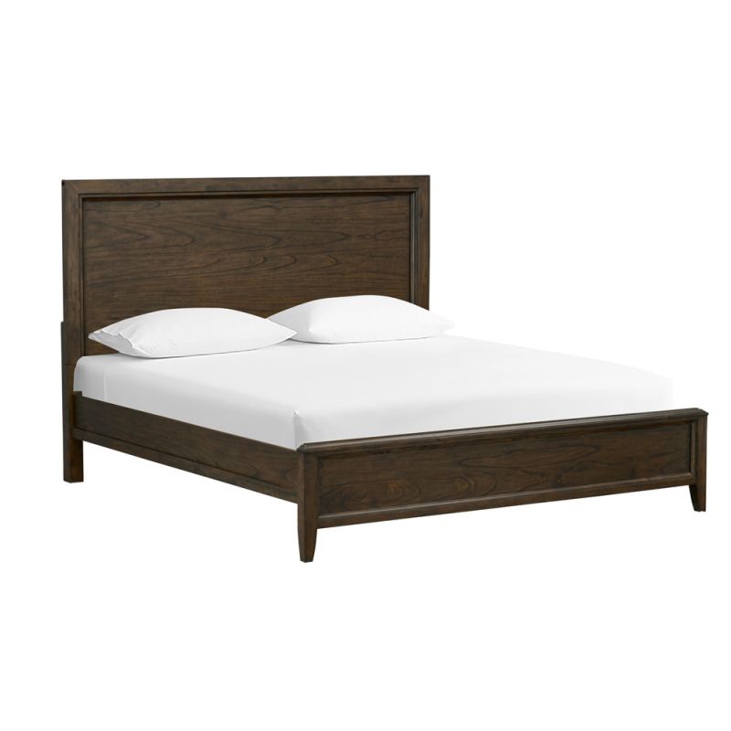 A-America - Bryson Queen Panel Bed, Grey Brown Finish - BRNSZ5030_CLOSEOUT