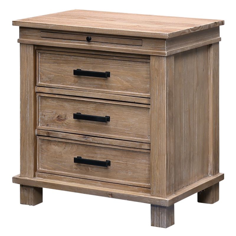 A-America - Glacier Point Nightstand, Golden Java Finish - GLPGJ5750