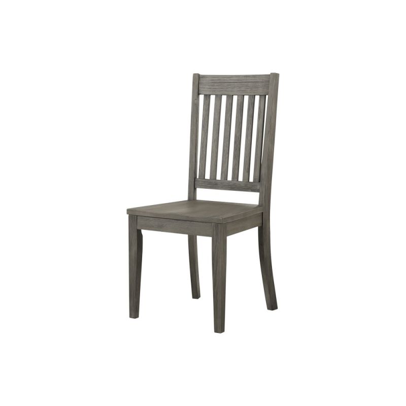 A-America - Huron Slatback Side Chair in Distressed Grey Finish (Set of 2) - HURDG2652