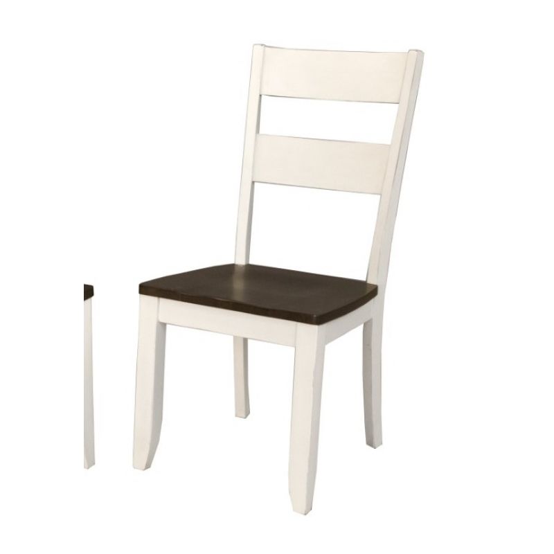 A-America - Mariposa Ladderback Side Chair in Cocoa-Chalk Finish - (Set of 2) - MRPCO2552