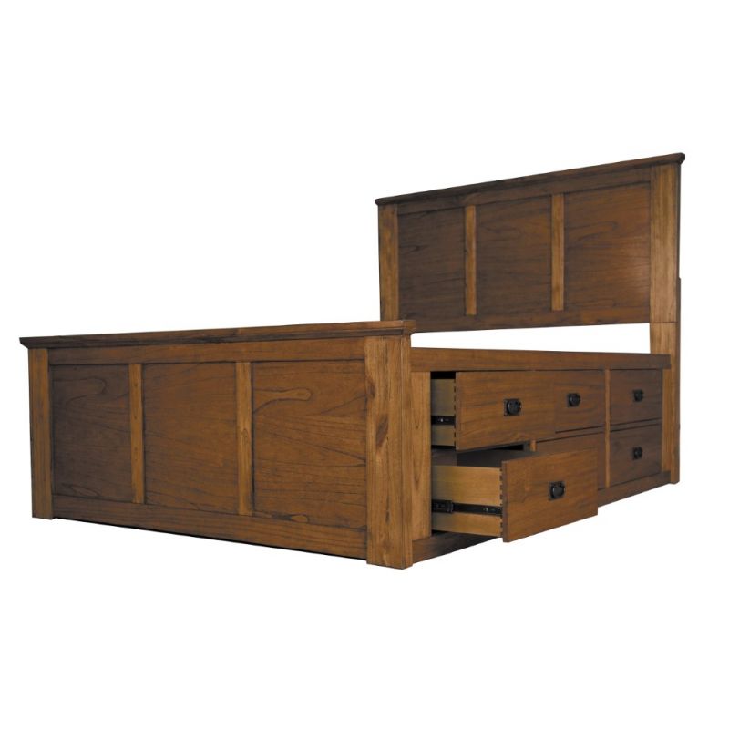 A-America - Mission Hill King Storage Captains Bed - MIHHA5151