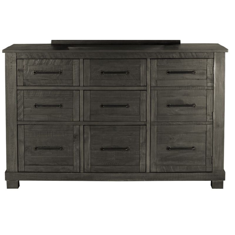 A-America - Sun Valley 9-Drawer Dresser, Charcoal Finish - SUVCL5510