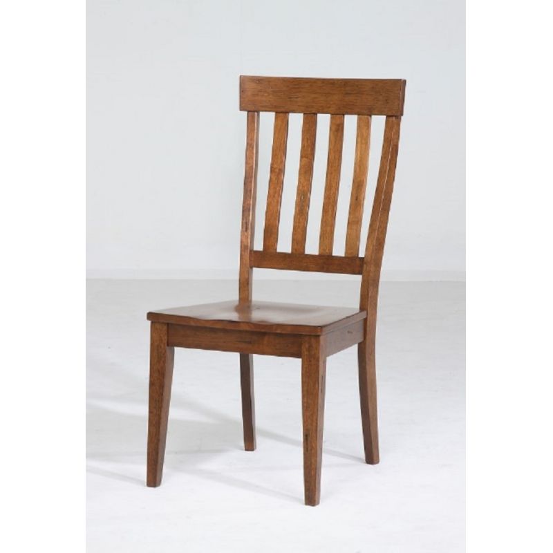 A-America - Toluca Slatback Side Chair in Rustic Amber (Set of 2) - TOLRA2352