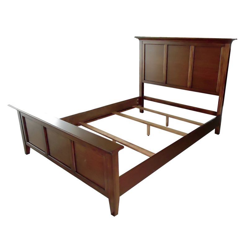 A-America - Westlake Queen Mansion Bed in Cherry Brown Finish - WSLCB5030