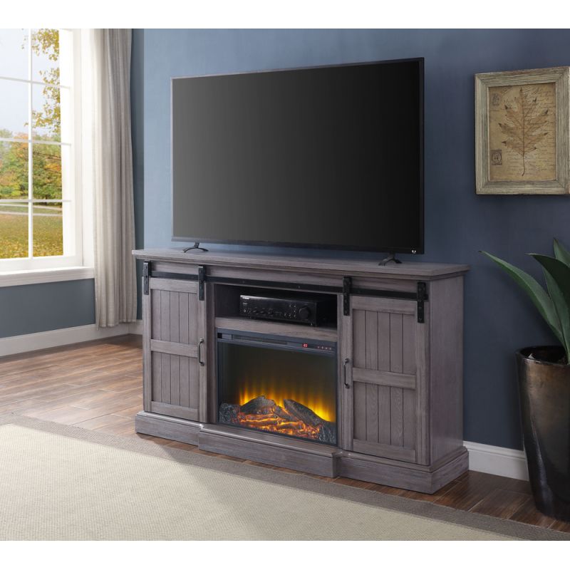 ACME Furniture - Admon TV Stand w/Fireplace - 91618