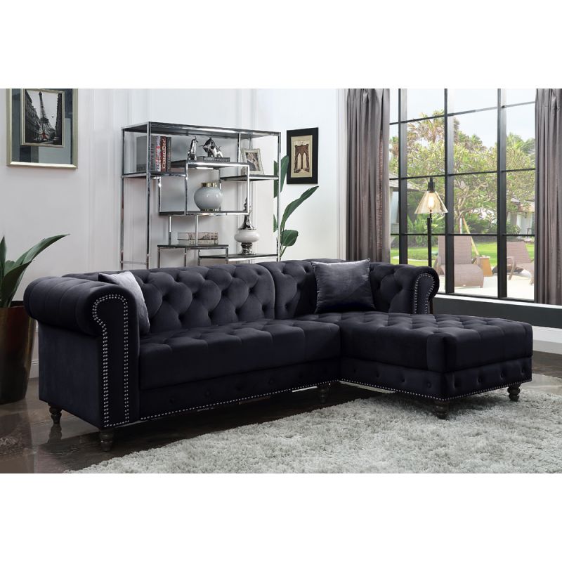 ACME Furniture - Adnelis Sectional Sofa w/2 Pillows - 57320