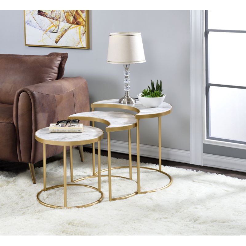 ACME Furniture - Anpay Nesting Tables (3PC) - 85390