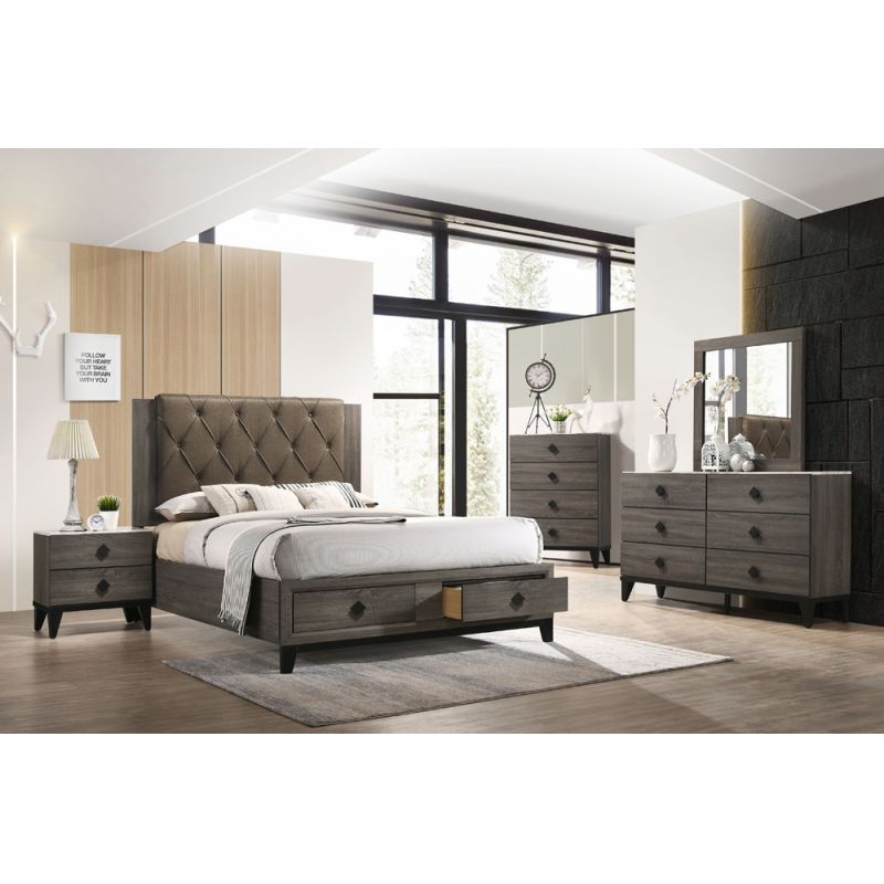 ACME Furniture - Avantika Queen Bed w/Storage - 27670Q