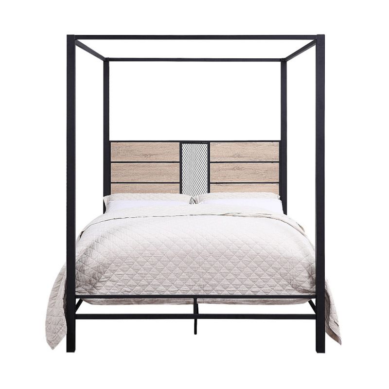 ACME Furniture - Baara Twin Bed - Natural & Sandy Gray - 22050T