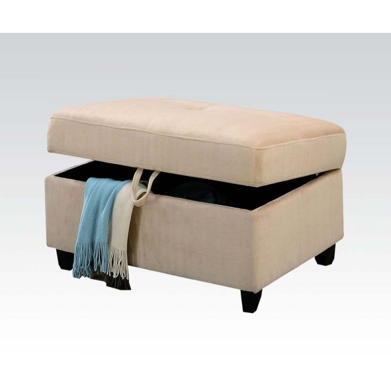 ACME Furniture - Belville Ottoman w/Storage - 52708