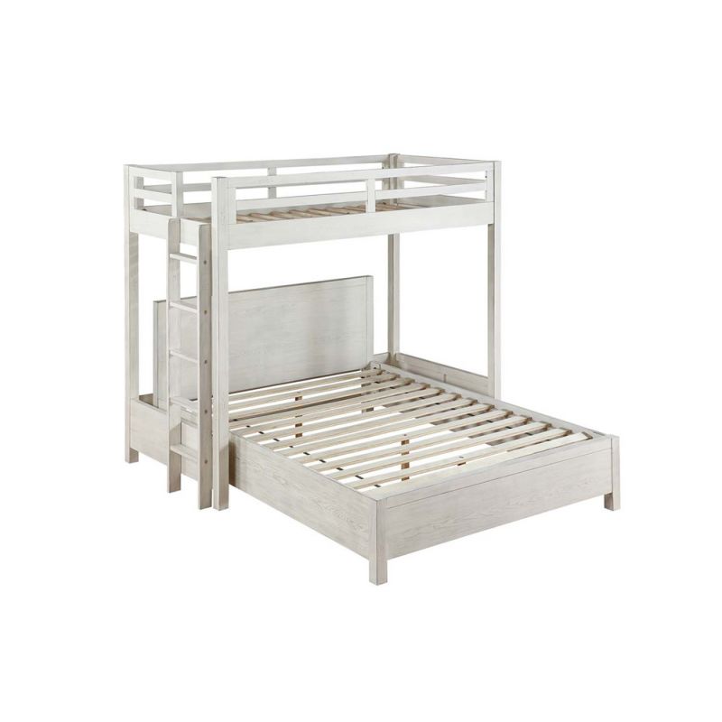 ACME Furniture - Celerina Twin Loft Bed - Weathered White - BD00616
