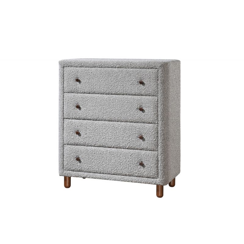 ACME Furniture - Cleo Chest - Gray Boucle - BD02474