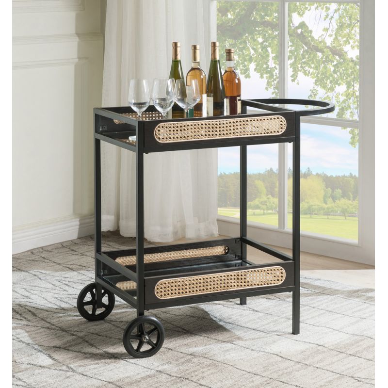 ACME Furniture - Colson Serving Cart - Black  - AC01082