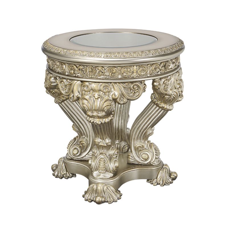 ACME Furniture - Danae End Table - Champagne & Gold - LV01203