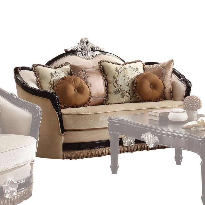 ACME Furniture - Ernestine Loveseat (w/6 Pillows) - 52111