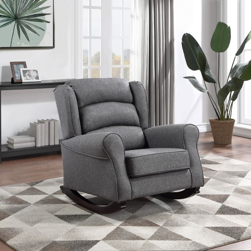 ACME Furniture - Fabien Rocking Chair - Gray - AC02183