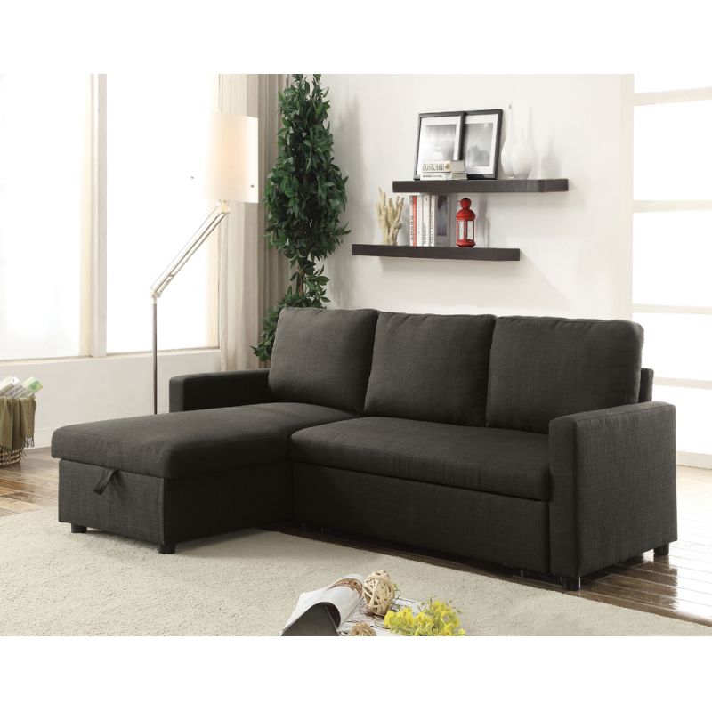ACME Furniture - Hiltons Sectional Sofa w/Sleeper & Storage - 52300