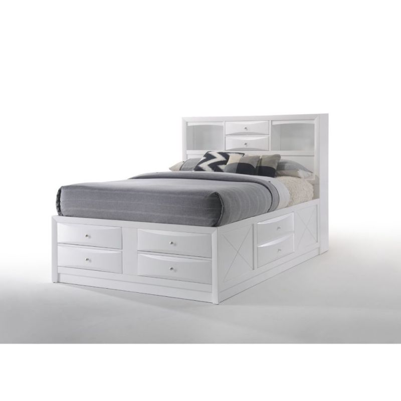 ACME Furniture - Ireland Queen Bed w/Storage - 21700Q