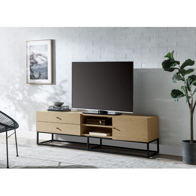 ACME Furniture - Isha TV Stand - Oak - LV01075