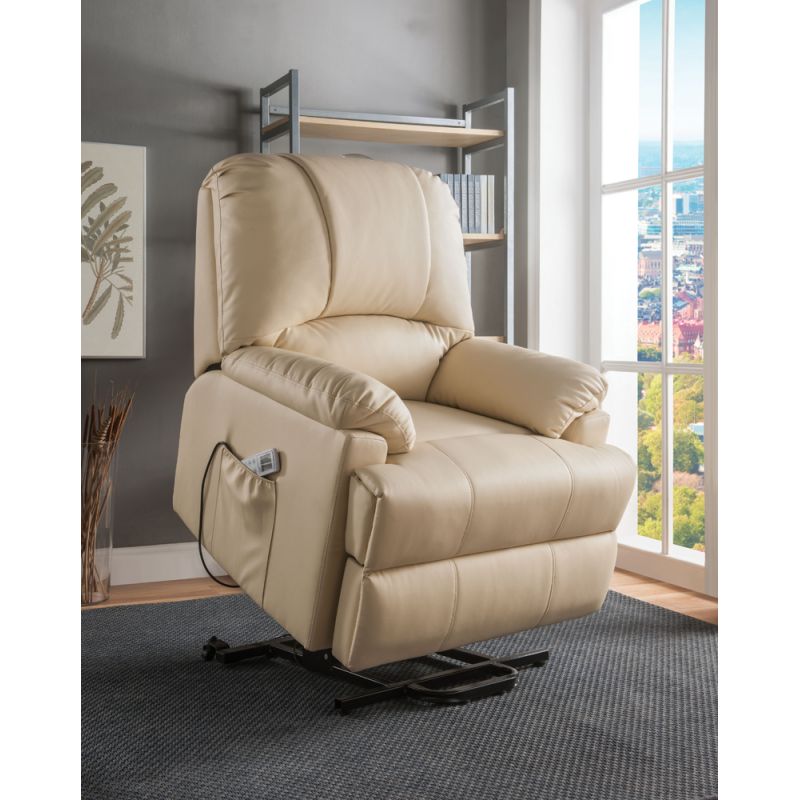 ACME Furniture - Ixora Recliner w/Power Lift & Massage - 59286