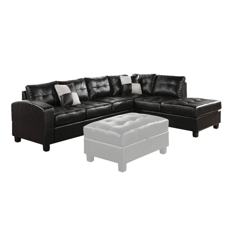 ACME Furniture - Kiva Sectional Sofa (Reversible w/2 Pillows) - 51195_KIT