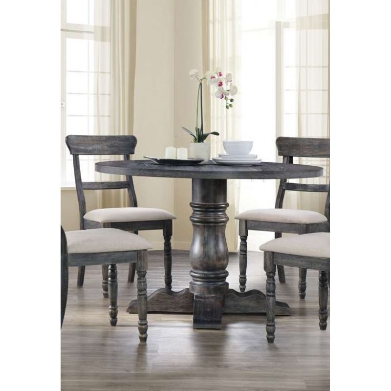 ACME Furniture - Leventis Dining Table w/Pedestal - 74640