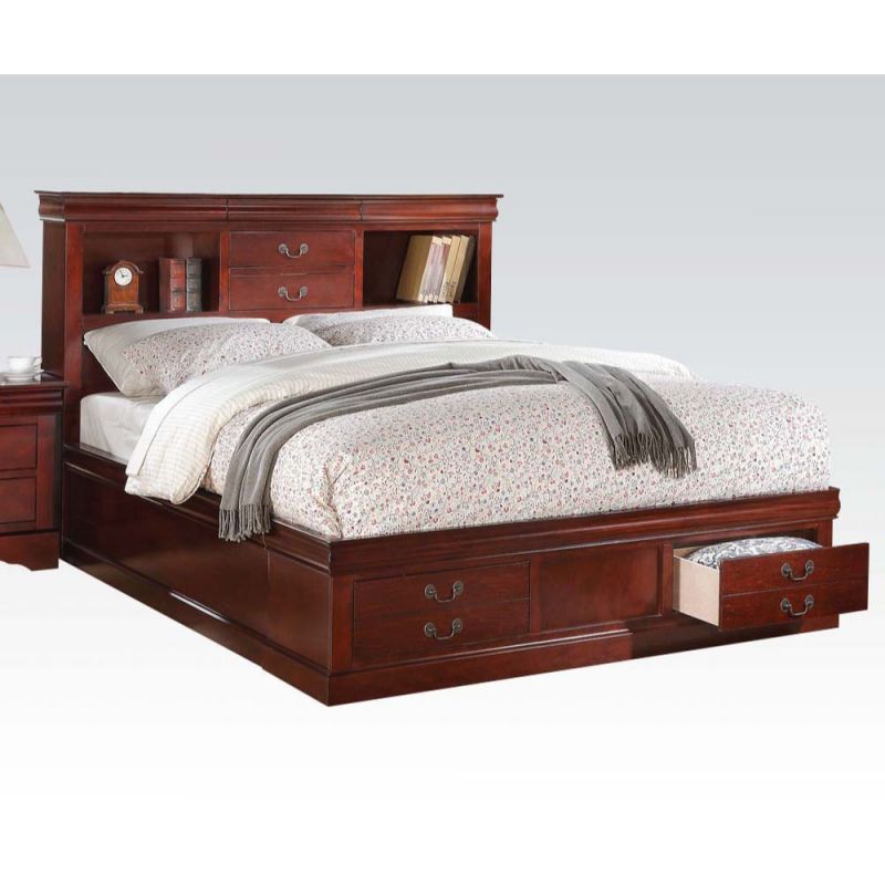 ACME Furniture - Louis Philippe III Eastern King Bed w/Storage - 24377EK