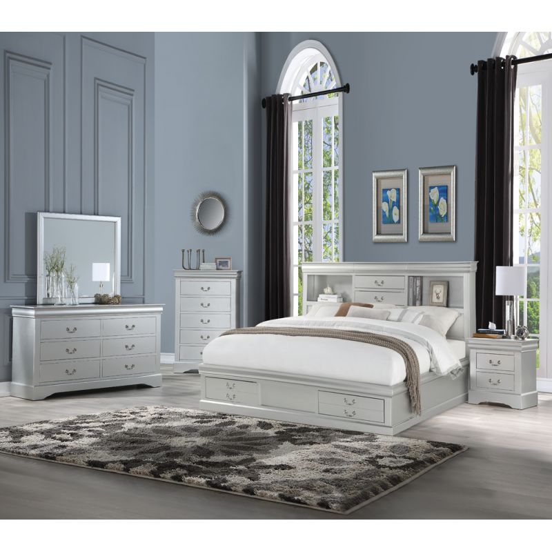 ACME Furniture - Louis Philippe III Queen Bed w/Storage - 24920Q