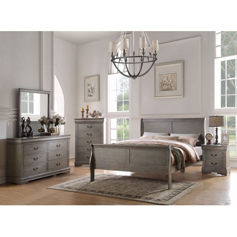 ACME Furniture - Louis Philippe Queen Bed - 23860Q
