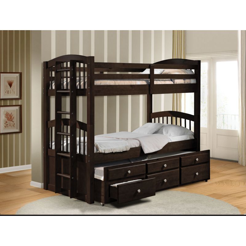 ACME Furniture - Micah Twin/Twin Bunk Bed & Trundle w/3 Drw - 40000