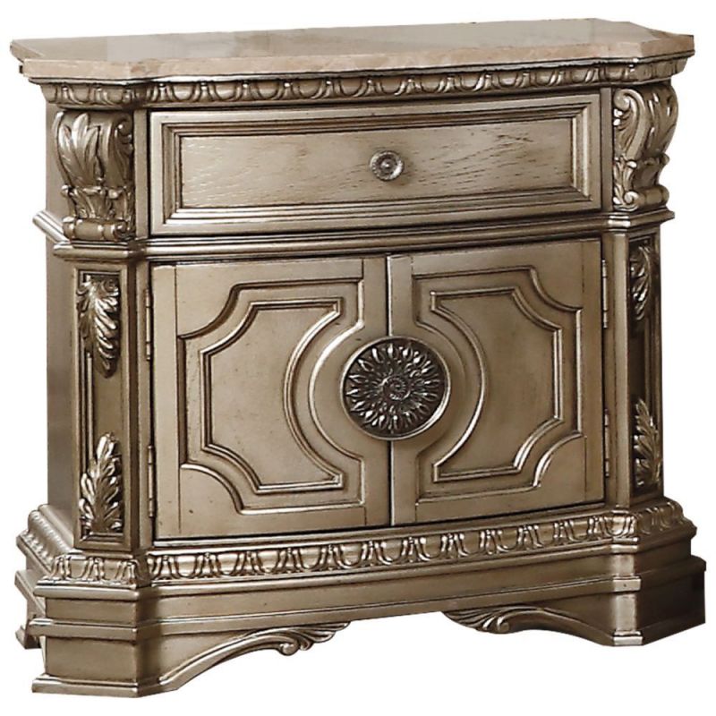 ACME Furniture - Northville Nightstand w/Marble Top - 26934