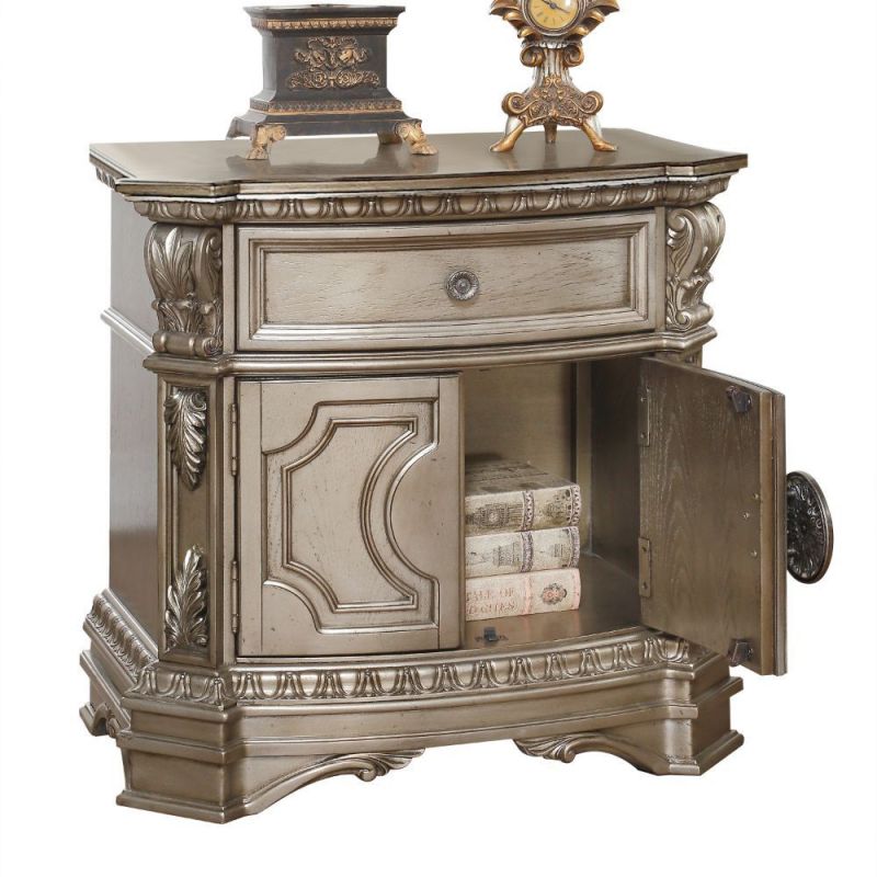ACME Furniture - Northville Nightstand w/Wooden Top - 26935