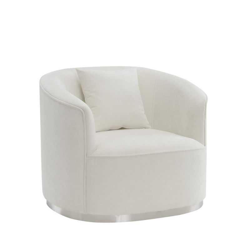 ACME Furniture - Odette Chair w/1 Pillow - Beige Chenille - LV01919