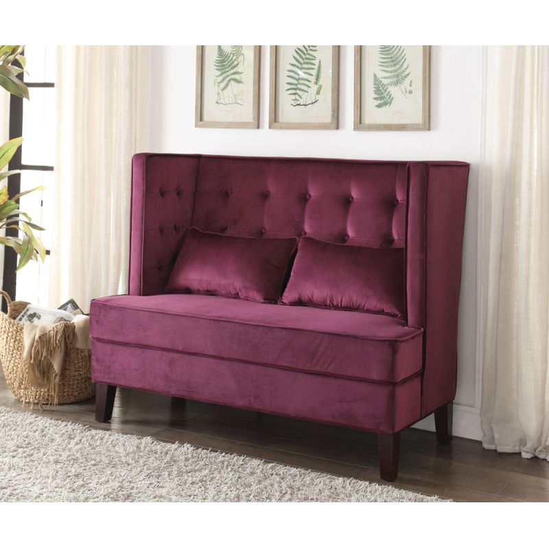 ACME Furniture - Olesia Settee w/2 Pillows - 57266
