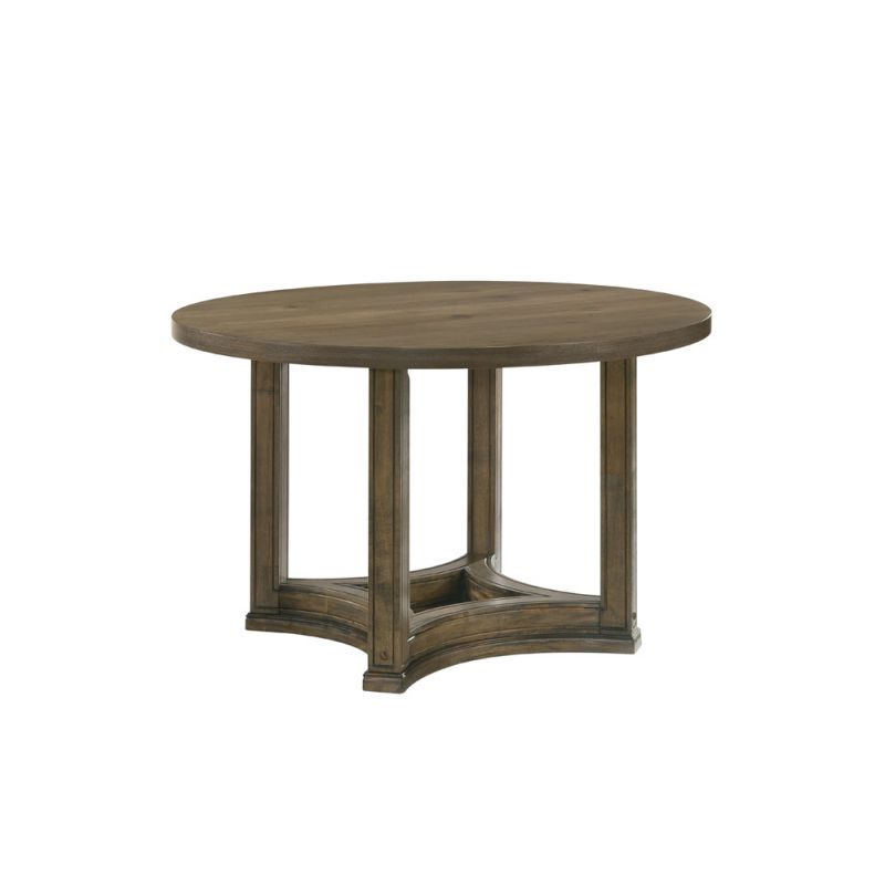 ACME Furniture - Parfield Round Dining Table - Weathered Oak - DN01809