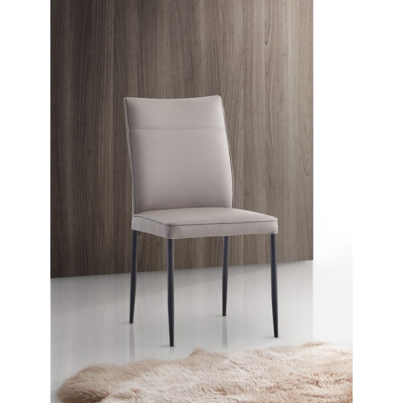 ACME Furniture - Rashard Side Chair (Set of 2) - Smoky Leather & Black - DN02400