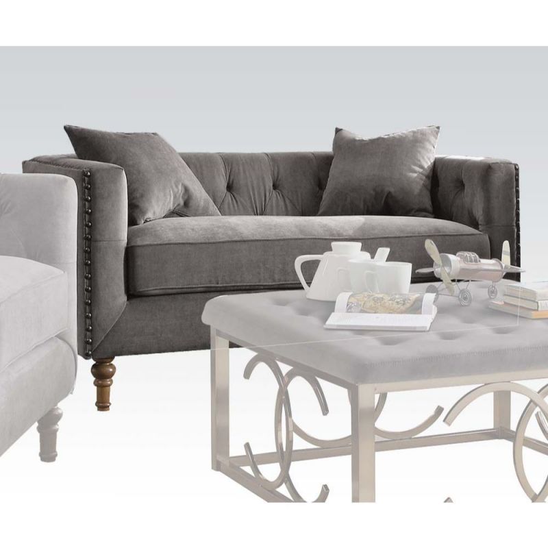 ACME Furniture - Sidonia Loveseat (w/2 Pillows) - 53581