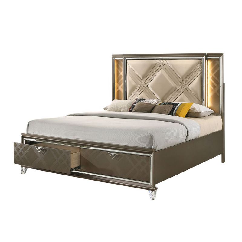 ACME Furniture - Skylar Eastern King Bed w/Storage - 25317EK
