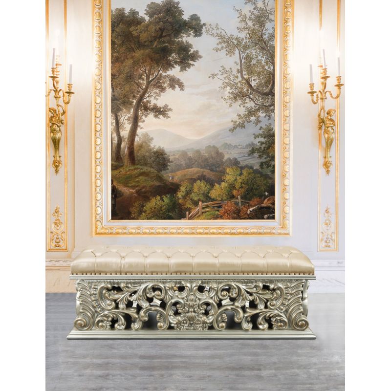 ACME Furniture - Sorina Bench - Antique Gold - BD01246