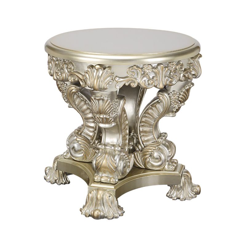ACME Furniture - Sorina End Table - Antique Gold - LV01214