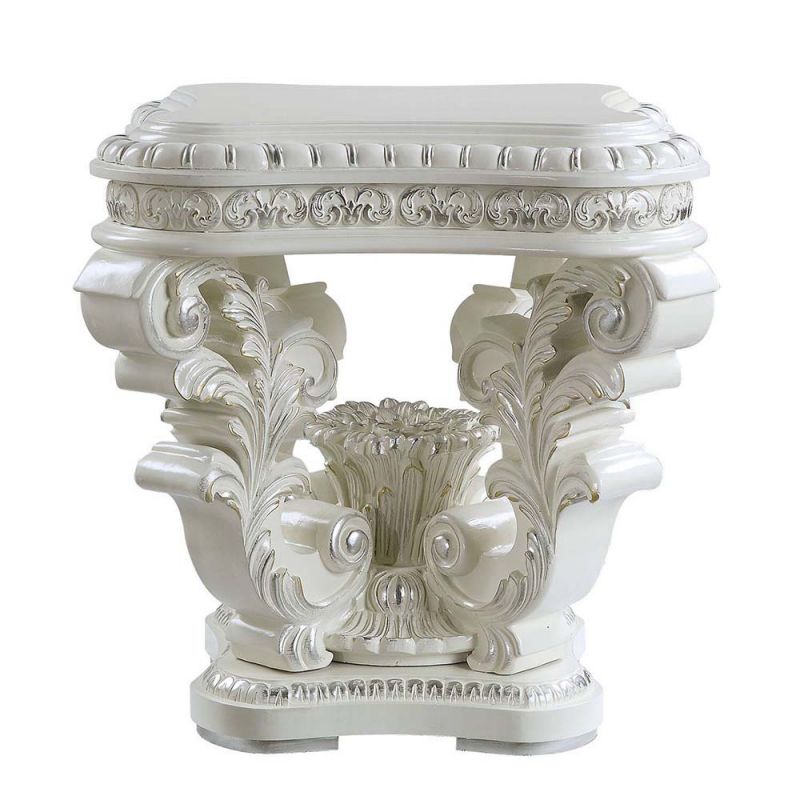ACME Furniture - Vanaheim End Table - Antique White - LV00801