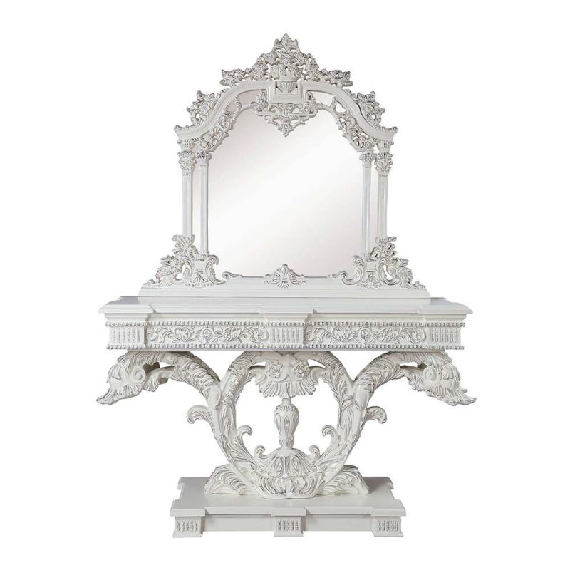 ACME Furniture - Vanaheim Sofa Table - Antique White - LV00802