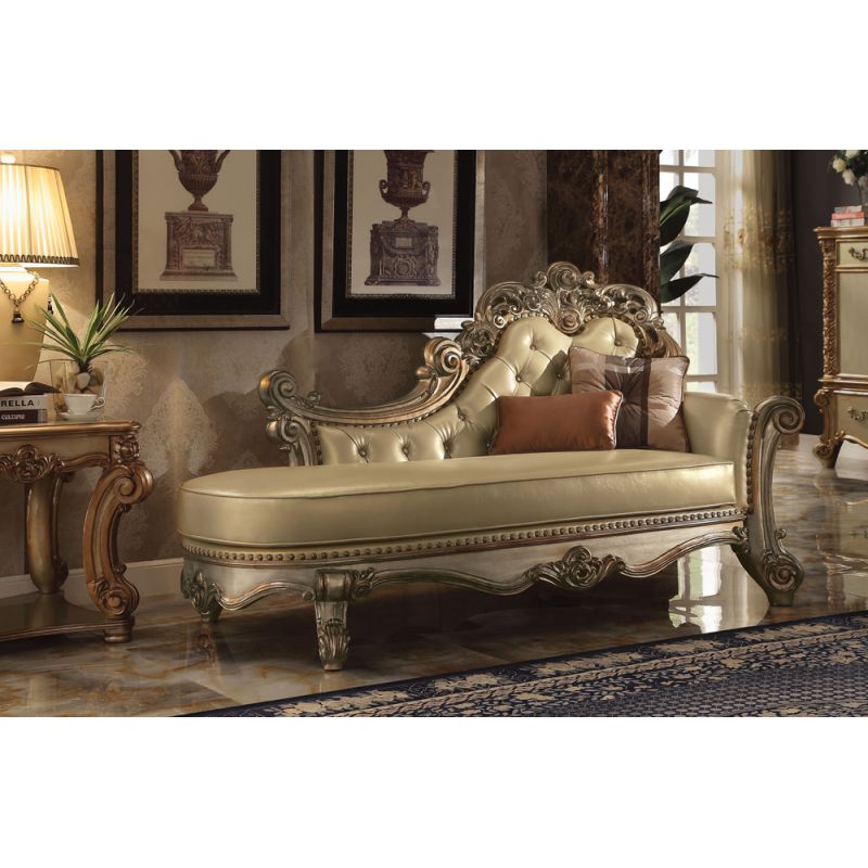 ACME Furniture - Vendome Chaise w/2 Pillows - 96485
