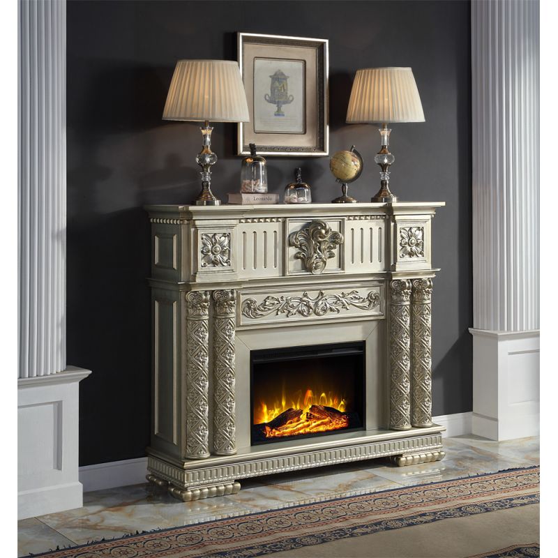 ACME Furniture - Vendome Fireplace - Gold Patina - AC01311