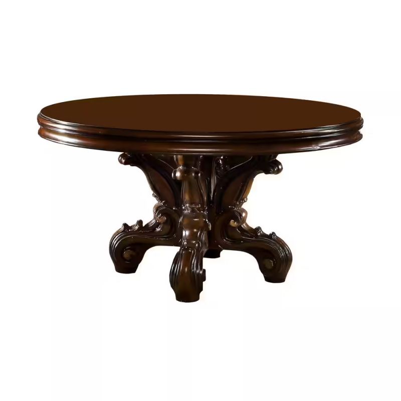 ACME Furniture - Versailles Round Dining Table - Cherry - DN01391